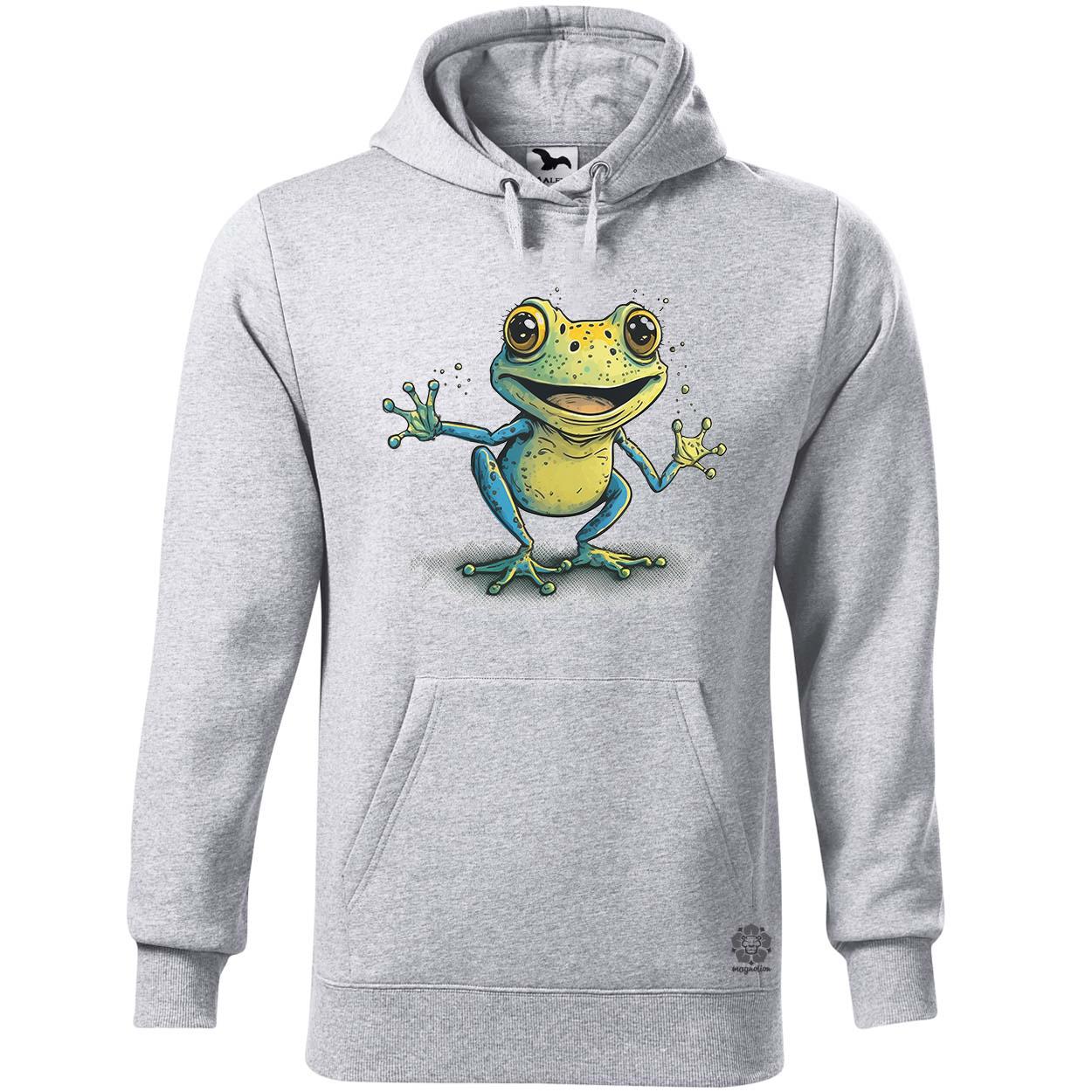 Kék béka v2 egyedi  pulóver 
