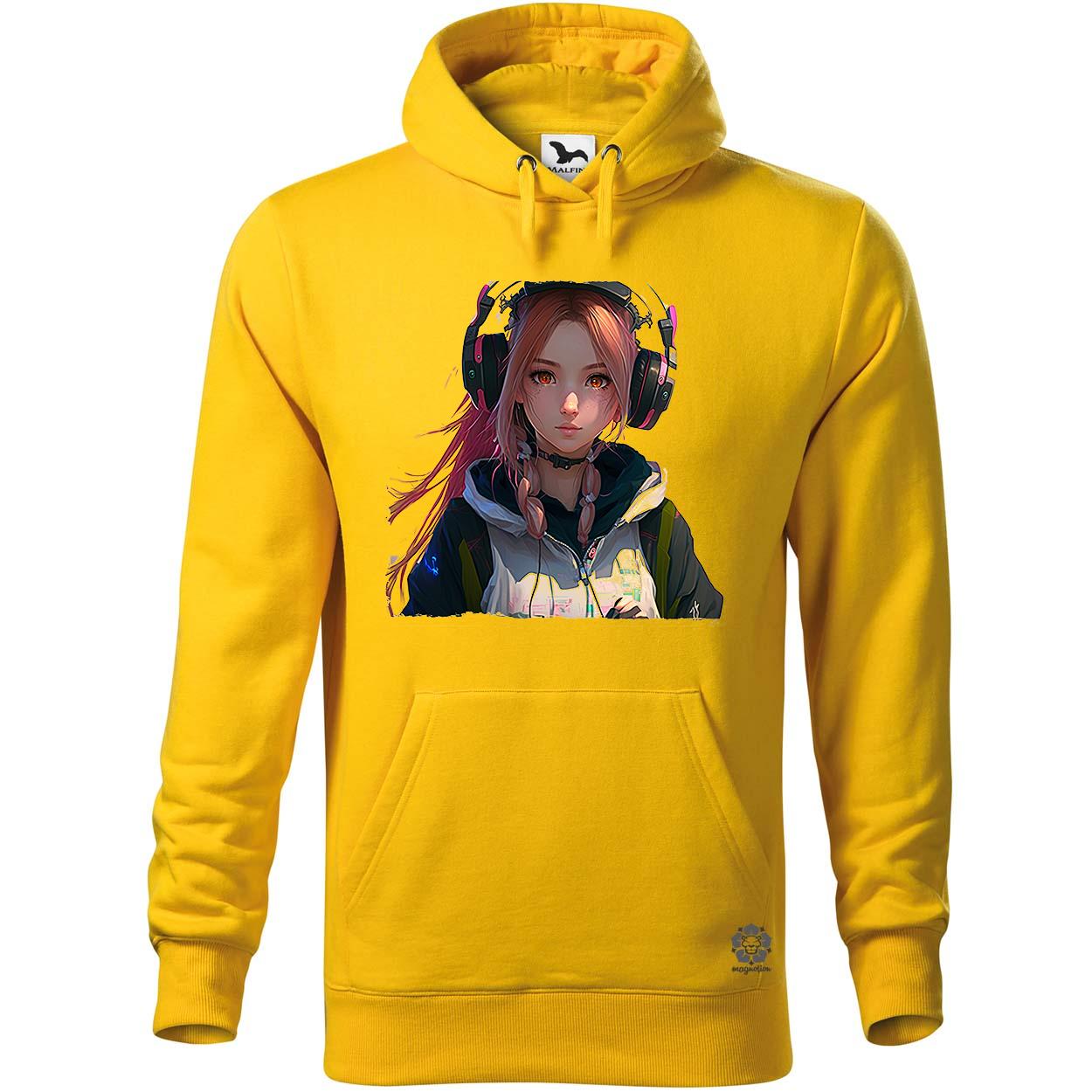 Kiber lány v1 egyedi  pulóver 