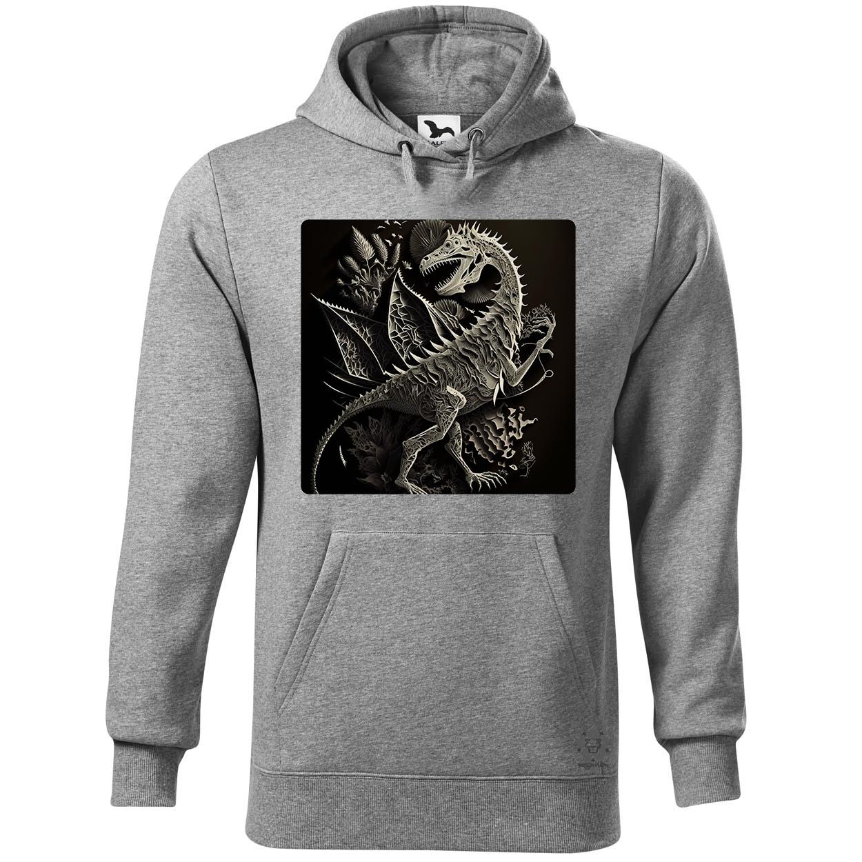 Kivágott papír művészet Dinoszaurusz v2 egyedi  pulóver 