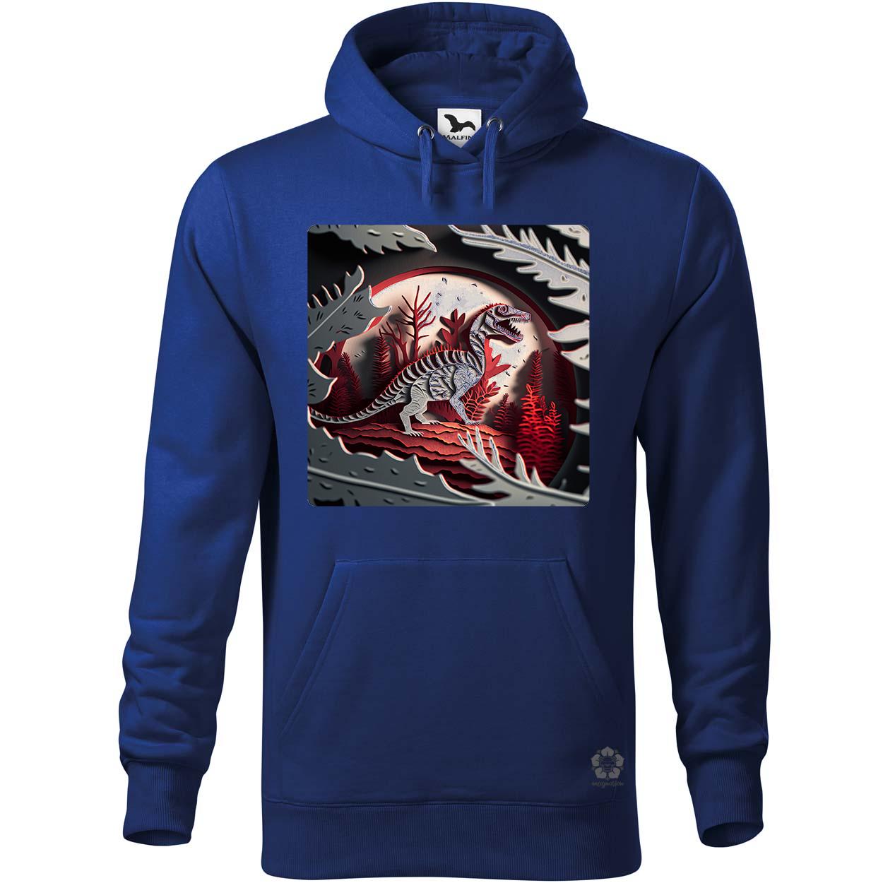 Kivágott papír művészet Dinoszaurusz v3 egyedi  pulóver 