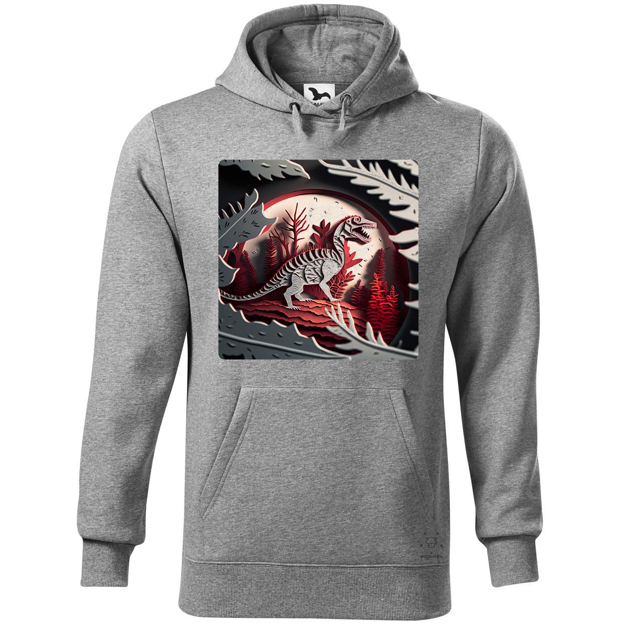 Kivágott papír művészet Dinoszaurusz v3 egyedi  pulóver 