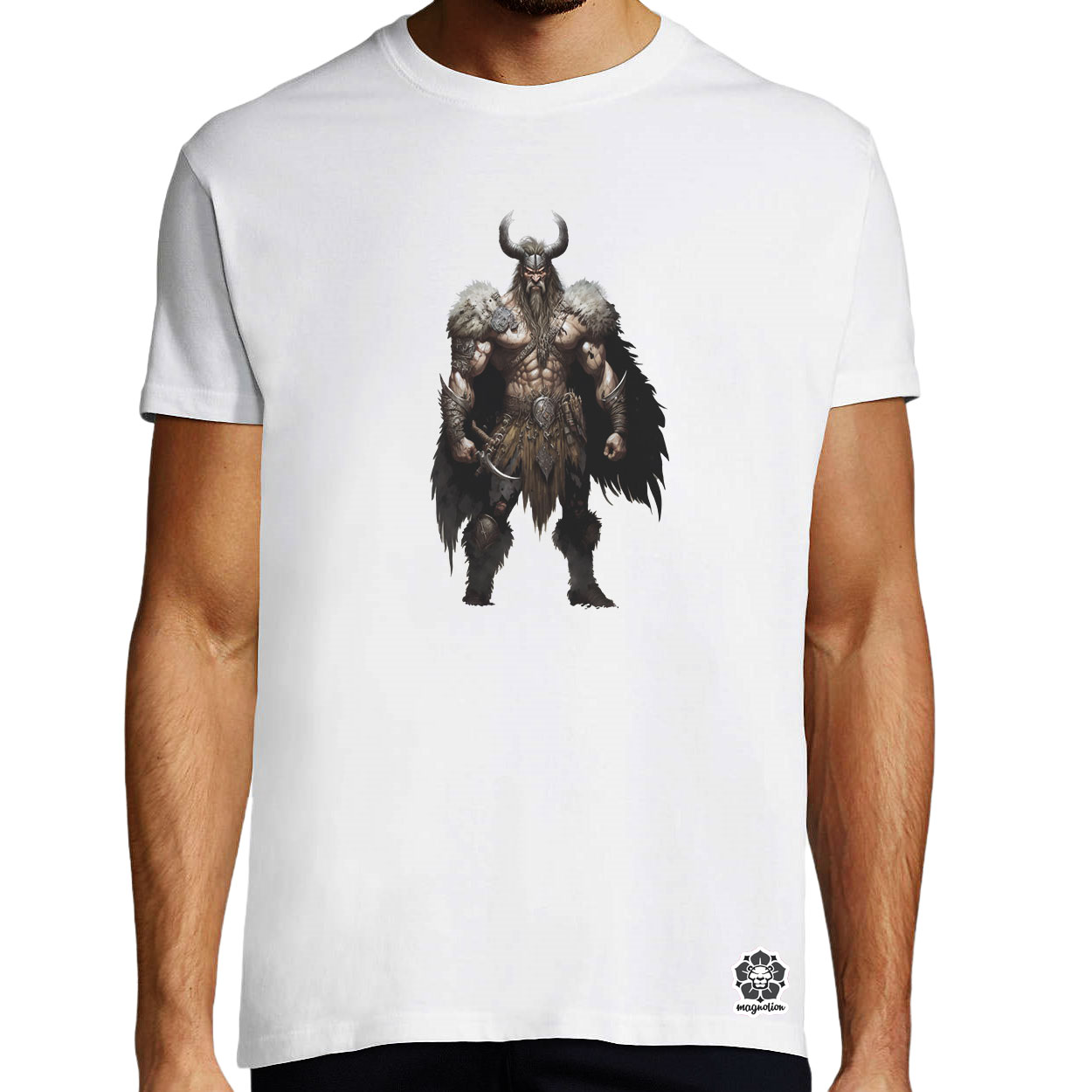 Berserker harcos egyedi póló 