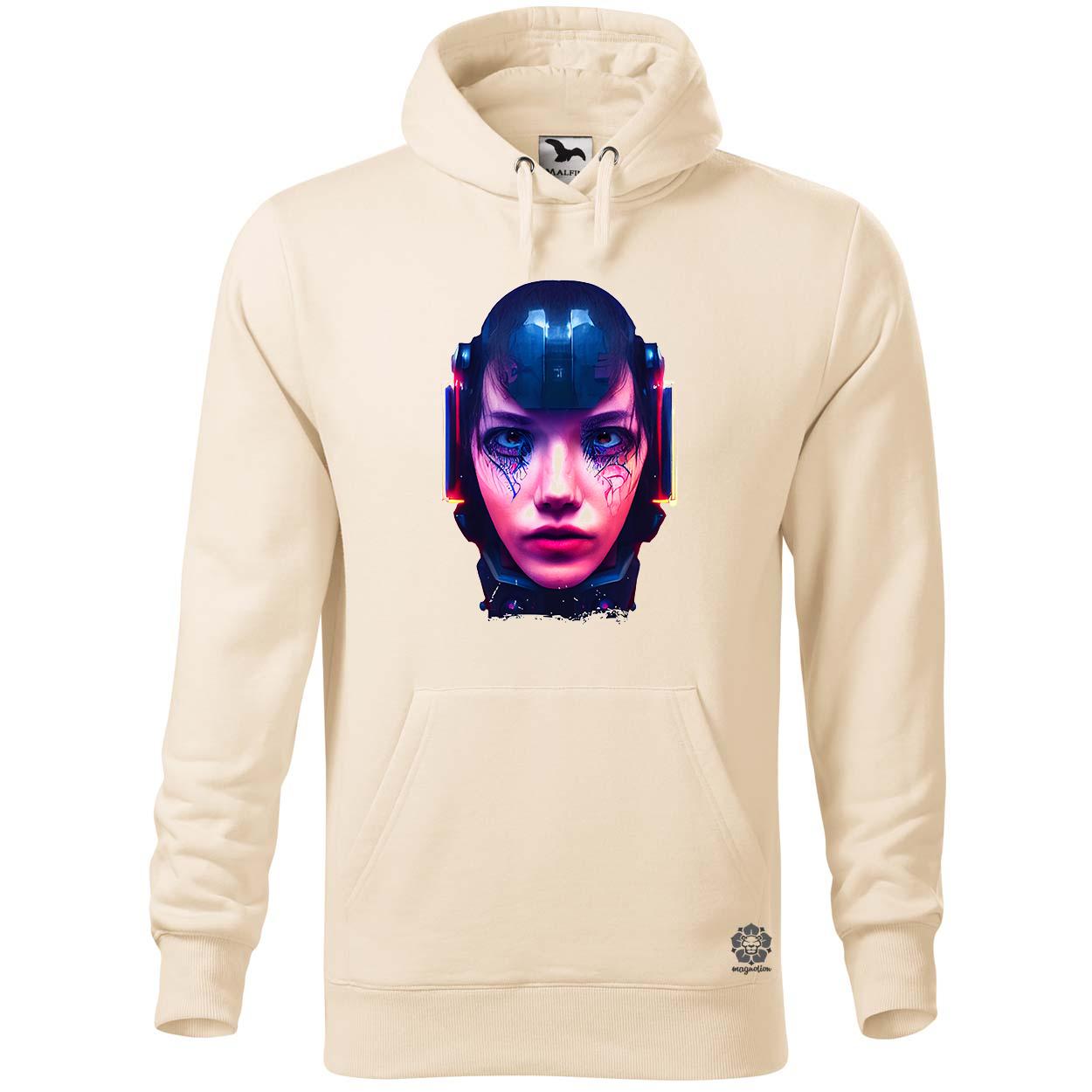 Neon cynerpunk nő egyedi  pulóver 