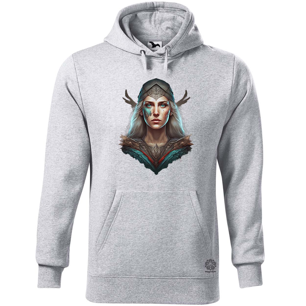 Női elf harcos nő v2 egyedi  pulóver 