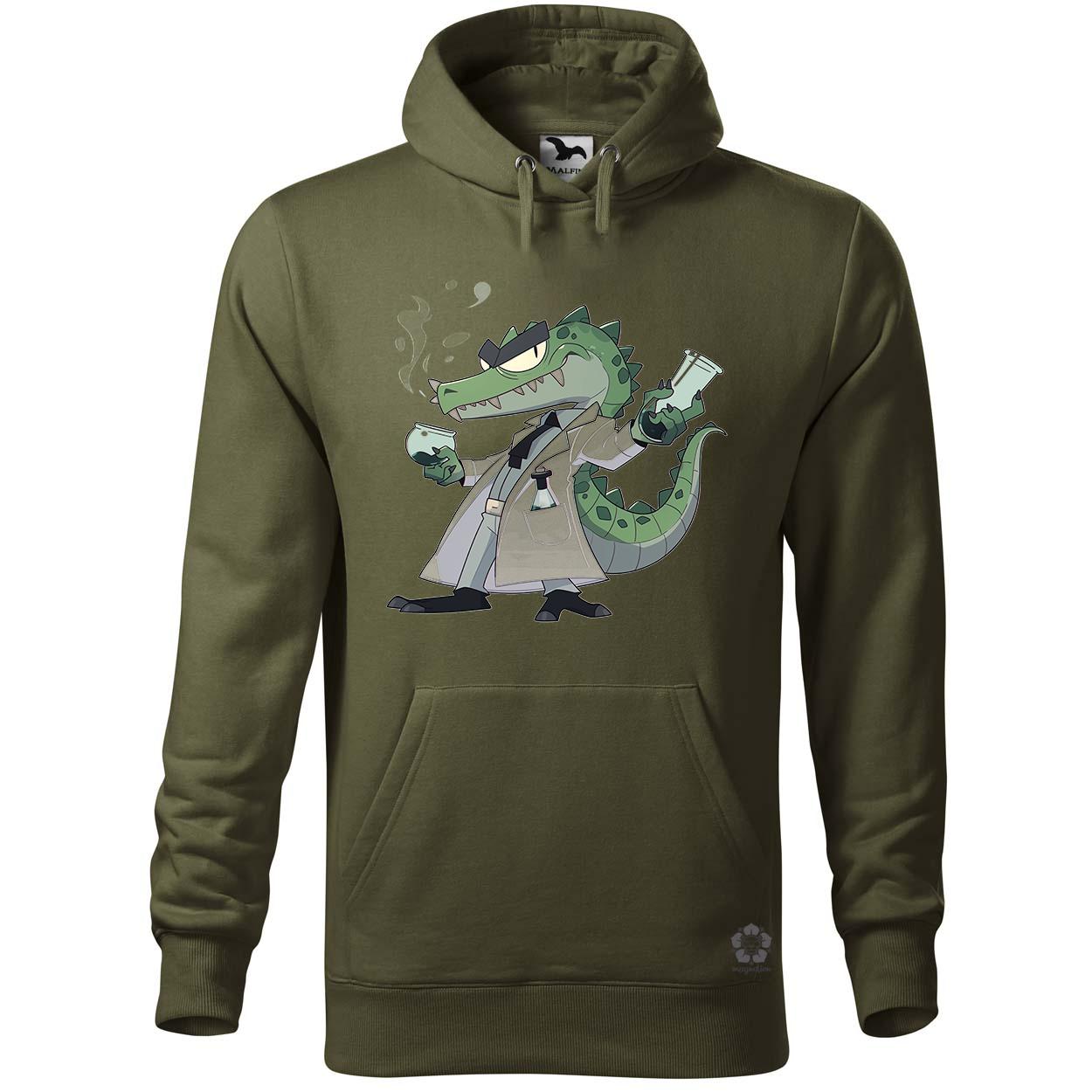 Örült kroki tudós v3 egyedi  pulóver 