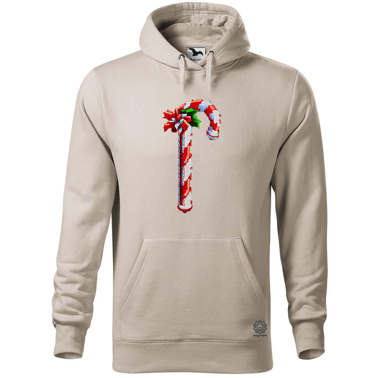 Pixelart Candy cane egyedi  pulóver 