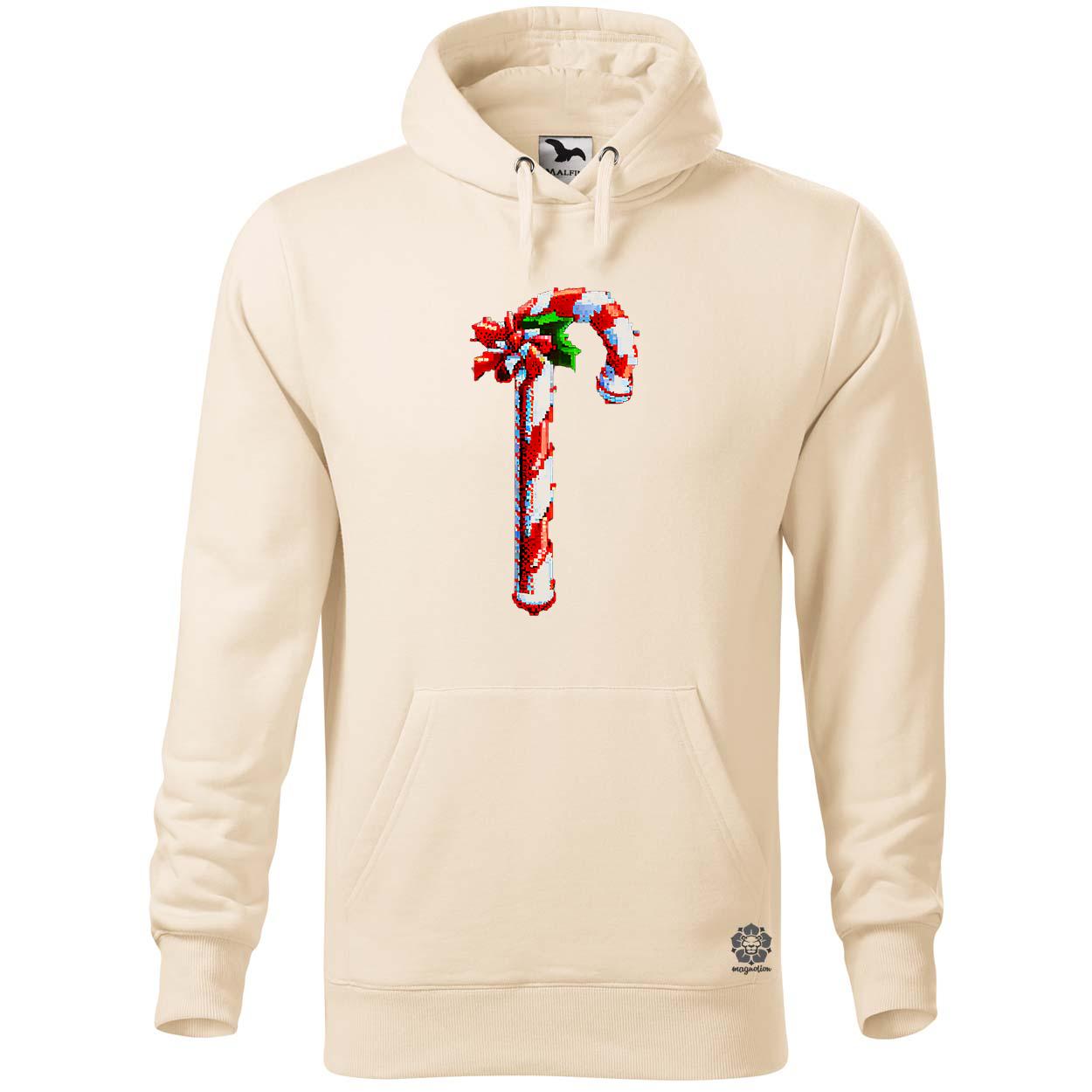 Pixelart Candy cane egyedi  pulóver 