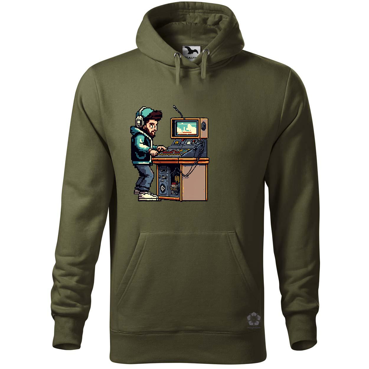 Pixelart DJ v1 egyedi  pulóver 
