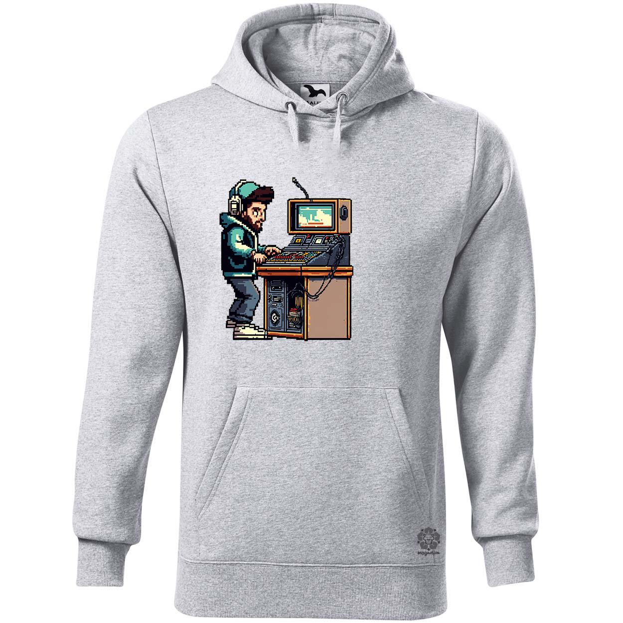 Pixelart DJ v1 egyedi  pulóver 