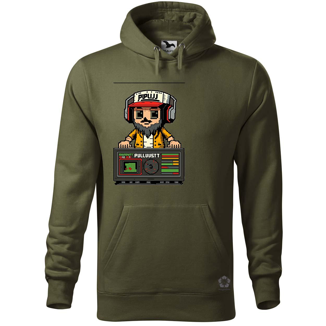 Pixelart DJ v2 egyedi  pulóver 