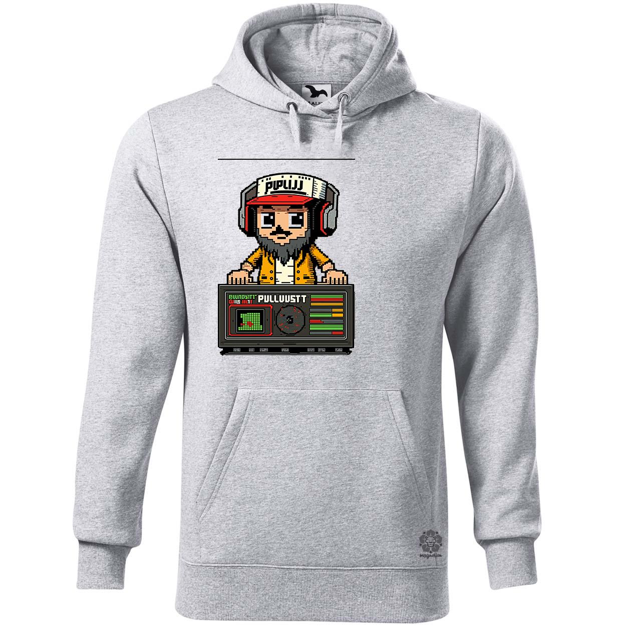 Pixelart DJ v2 egyedi  pulóver 