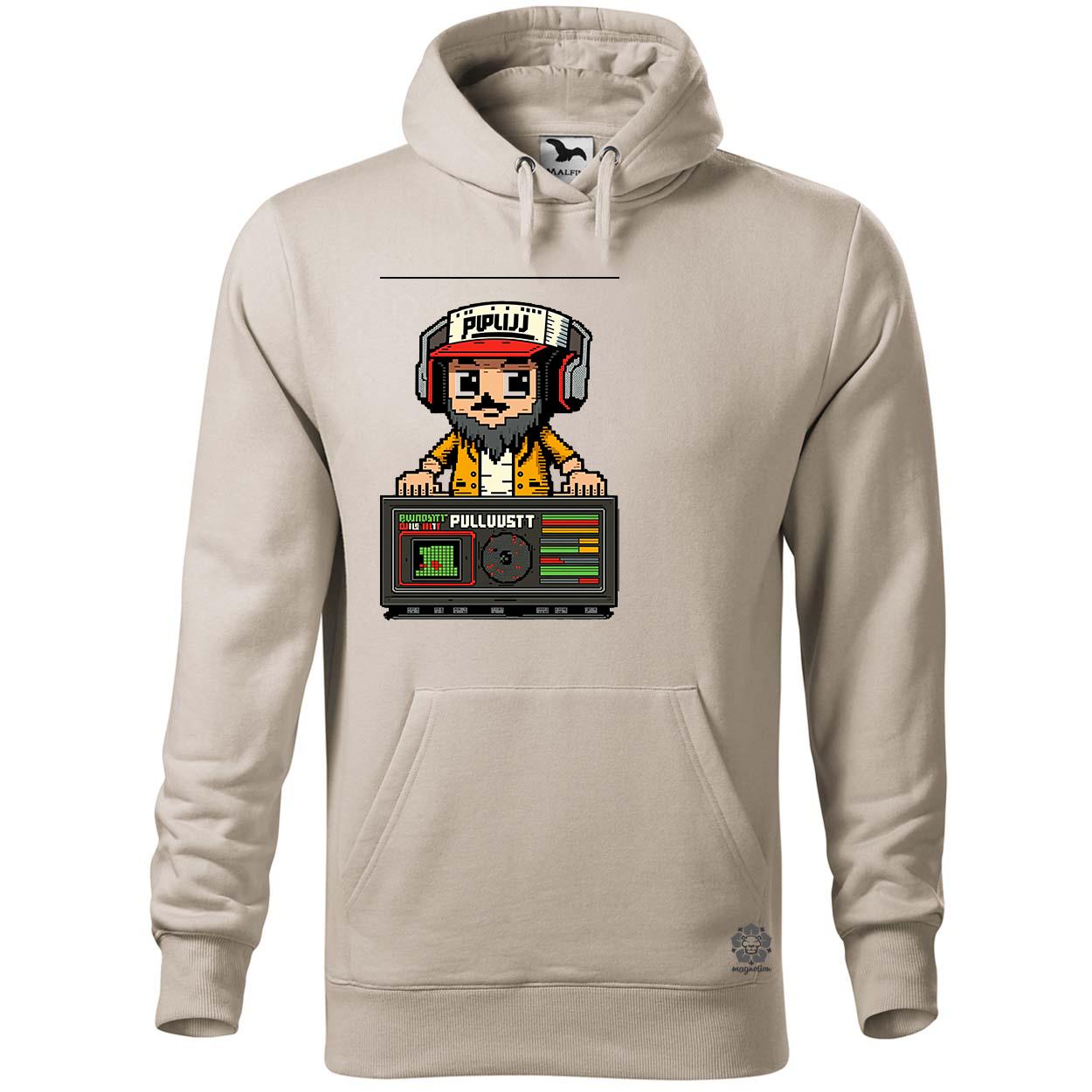 Pixelart DJ v2 egyedi  pulóver 