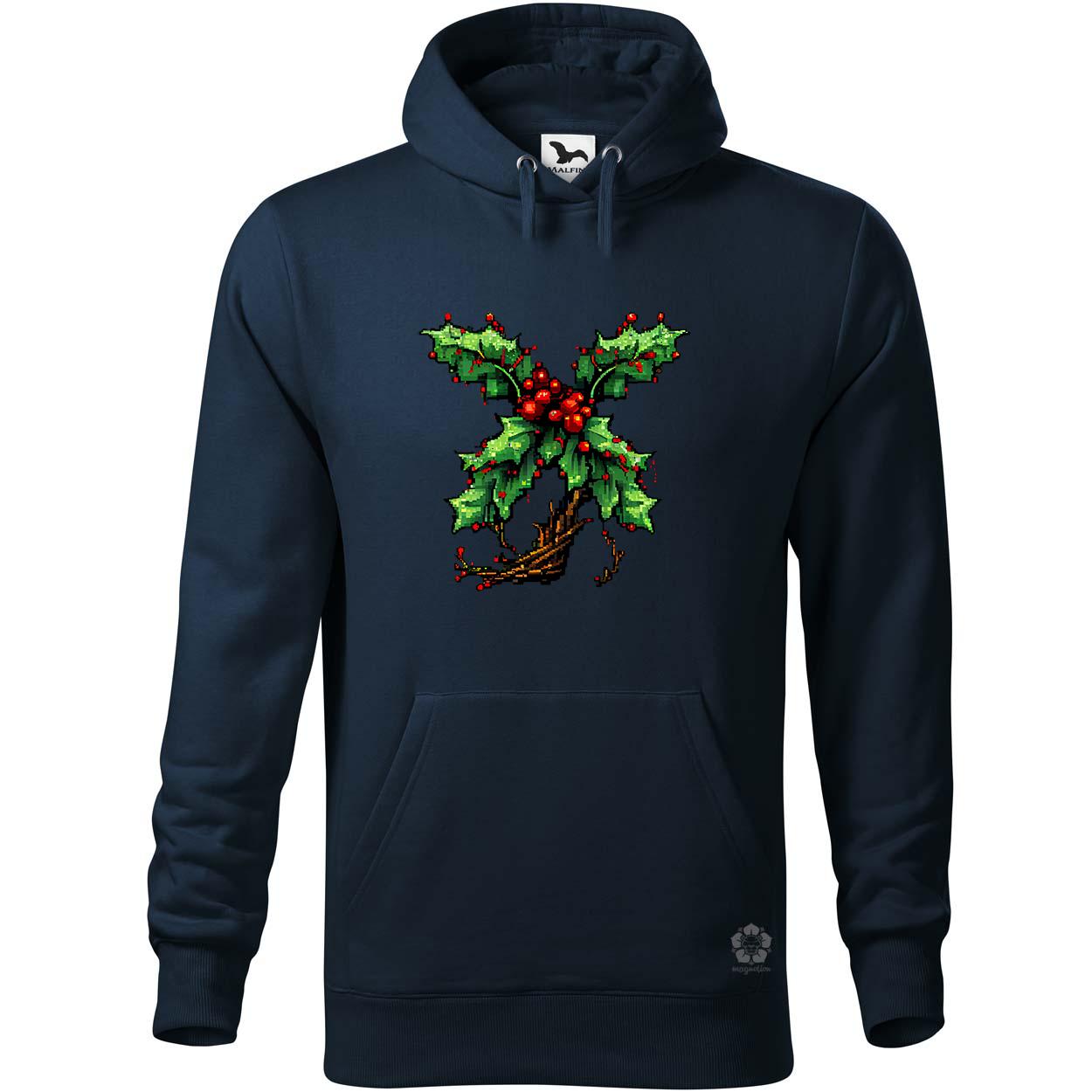 Pixelart fagyöngy piros egyedi  pulóver 