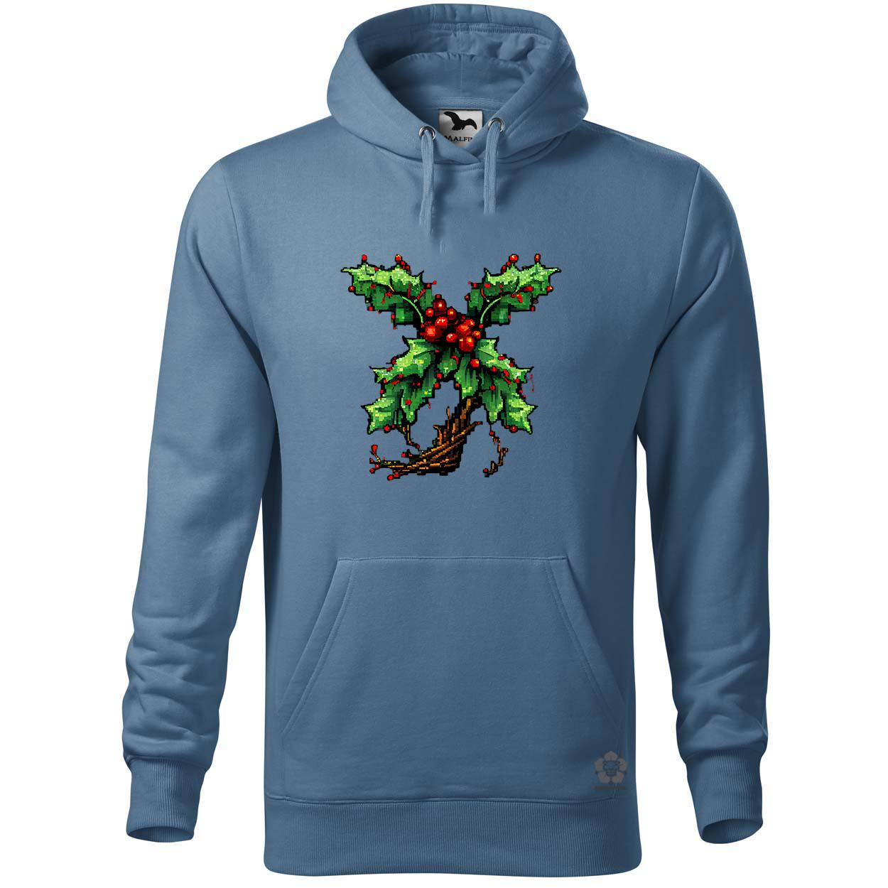 Pixelart fagyöngy piros egyedi  pulóver 