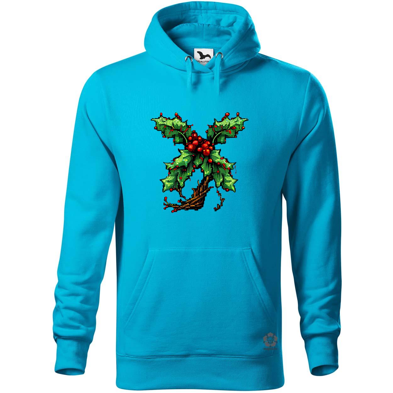 Pixelart fagyöngy piros egyedi  pulóver 
