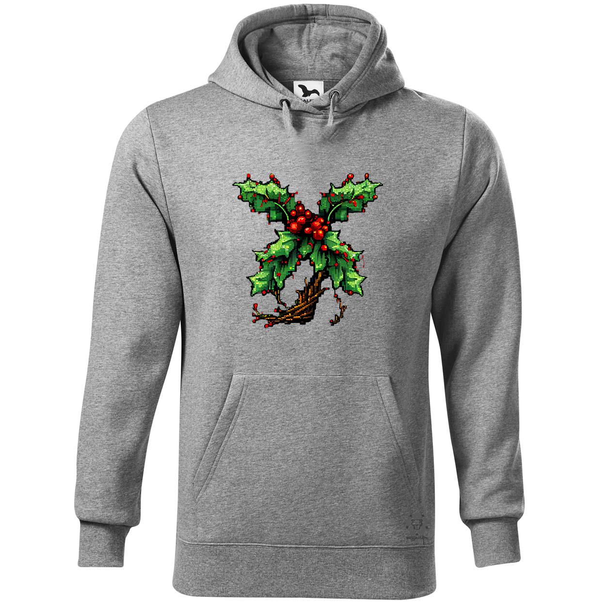 Pixelart fagyöngy piros egyedi  pulóver 
