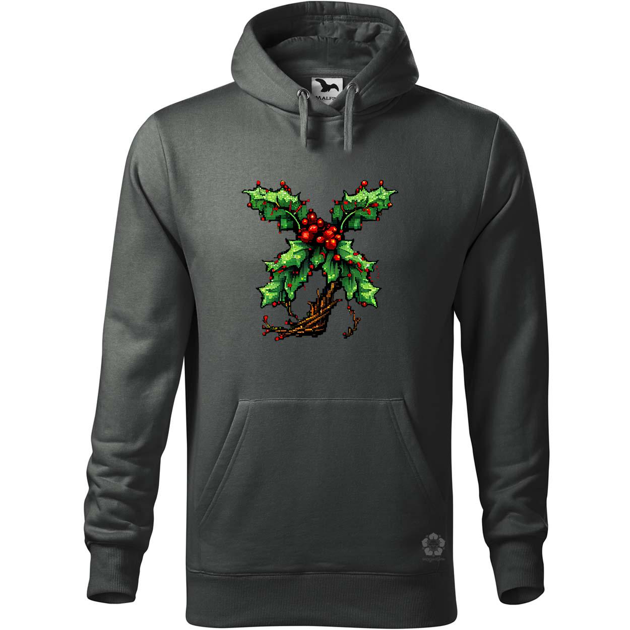 Pixelart fagyöngy piros egyedi  pulóver 