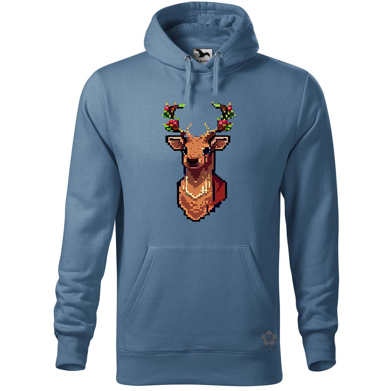 Pixelart XMAS szarvas v3 egyedi  pulóver 