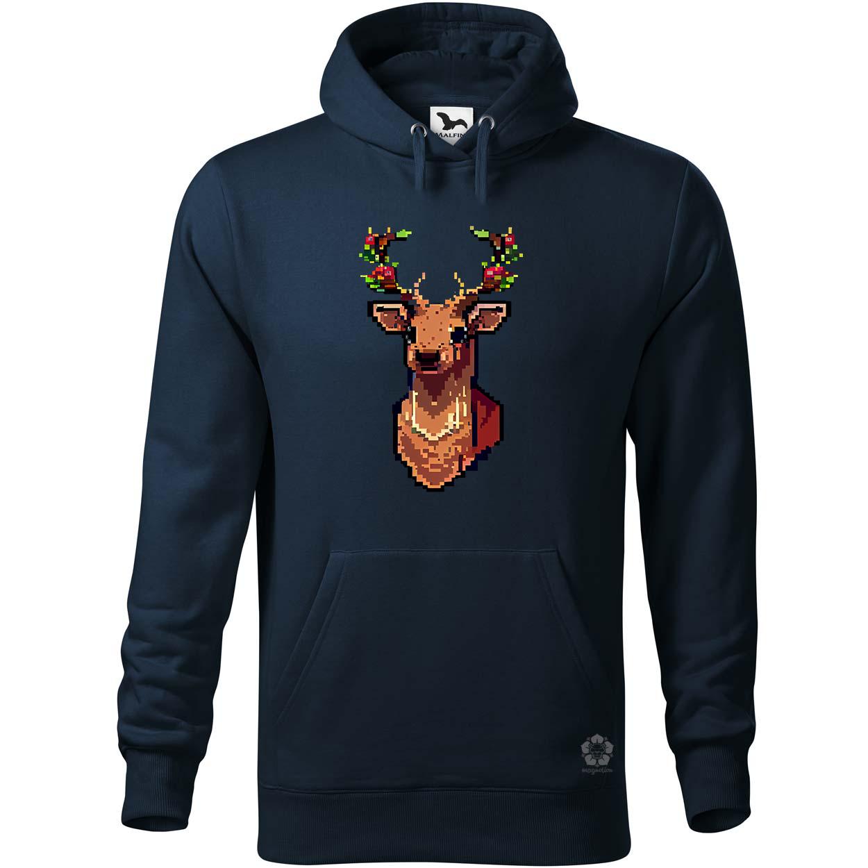 Pixelart XMAS szarvas v3 egyedi  pulóver 
