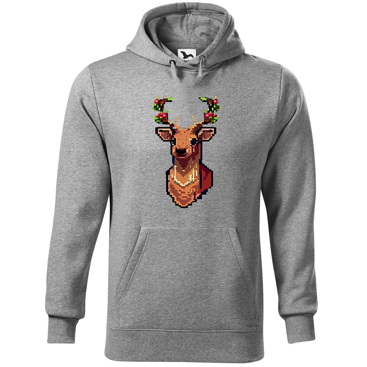 Pixelart XMAS szarvas v3 egyedi  pulóver 