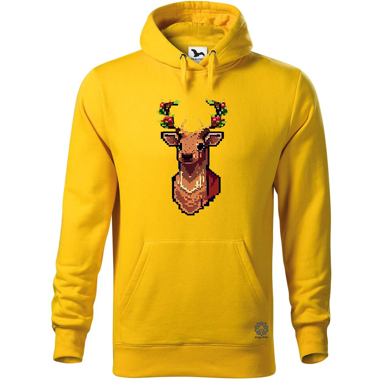 Pixelart XMAS szarvas v3 egyedi  pulóver 