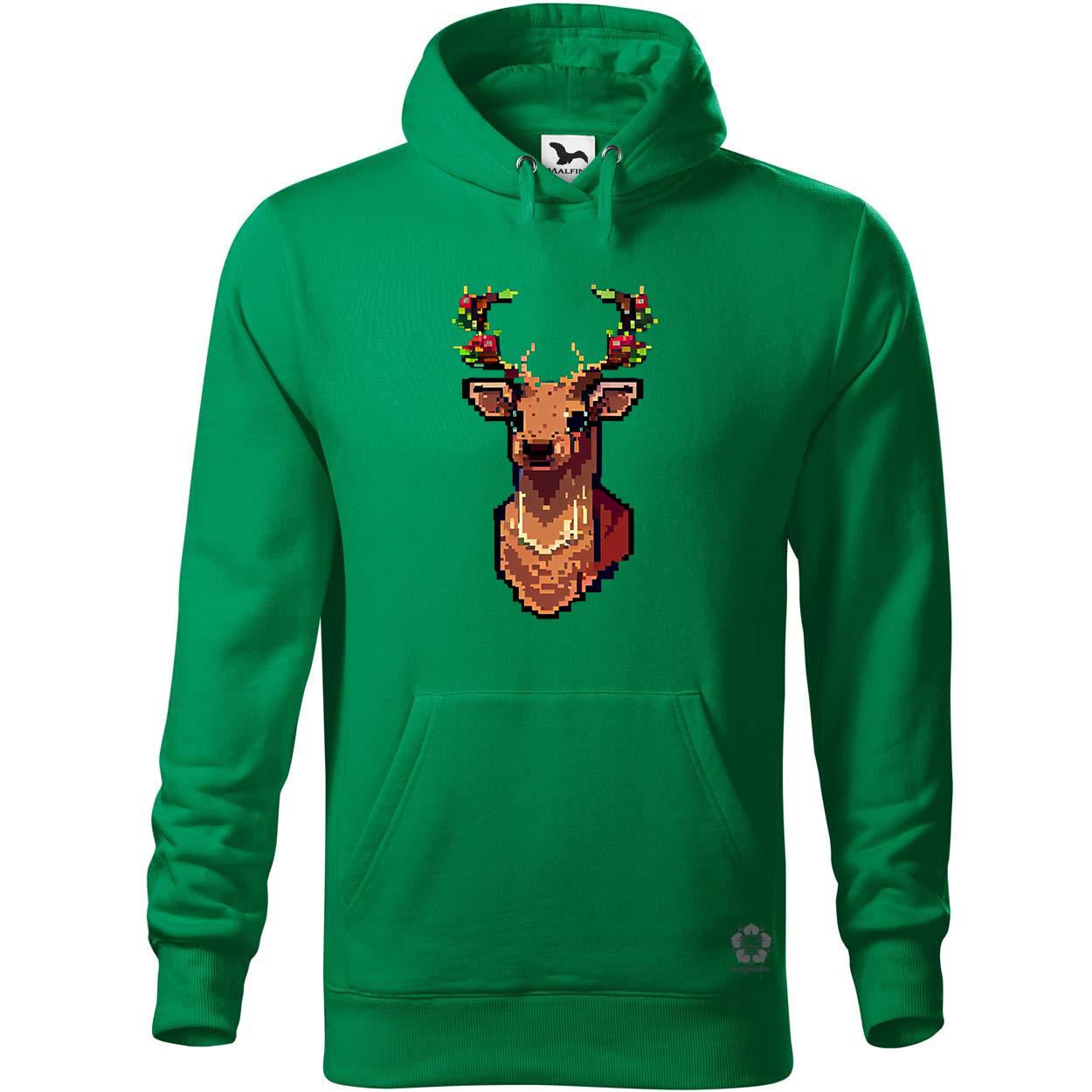 Pixelart XMAS szarvas v3 egyedi  pulóver 