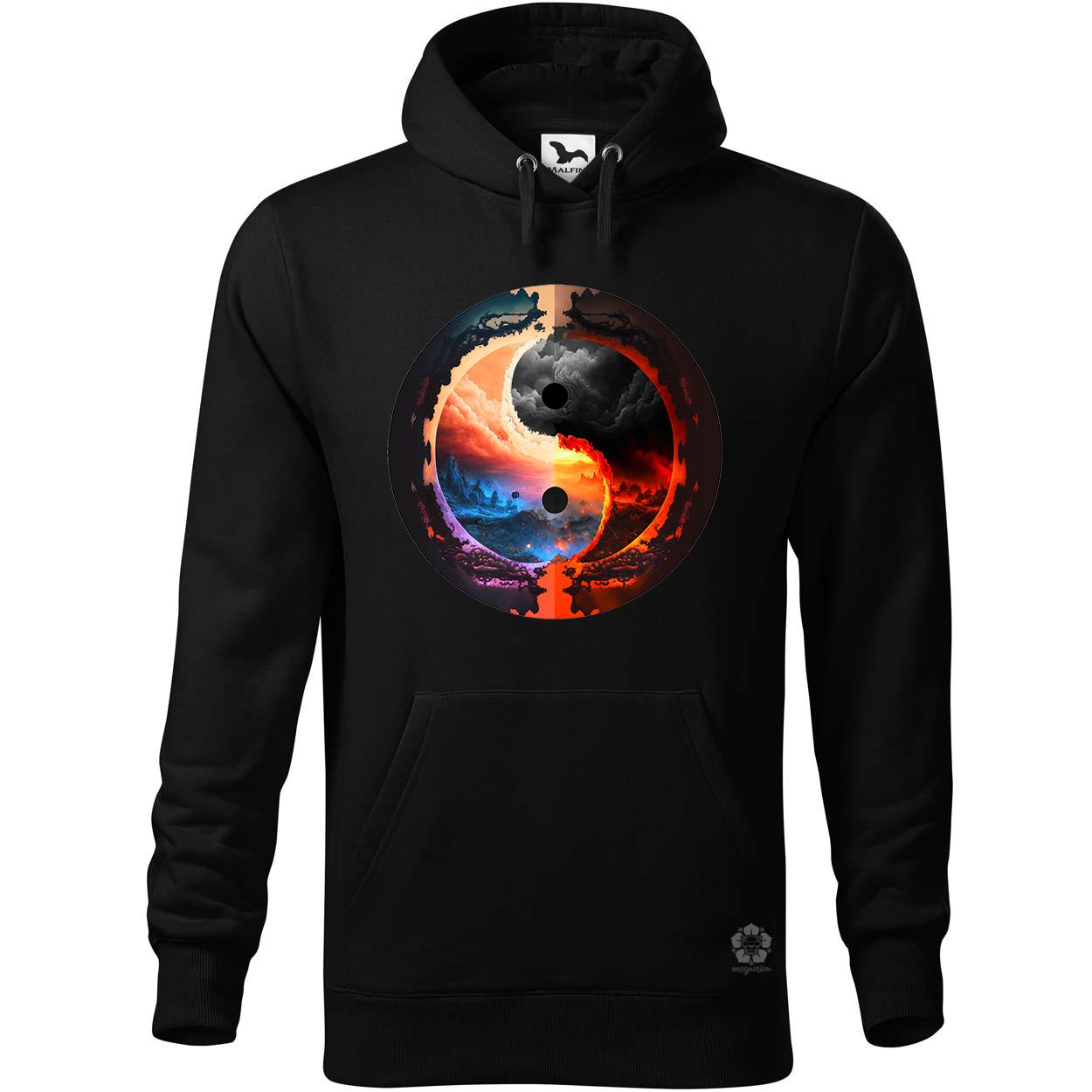 Pokol és menny Yin és Yang v1 egyedi  pulóver 