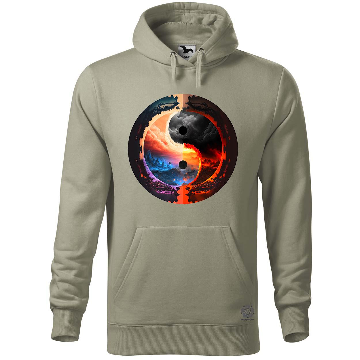 Pokol és menny Yin és Yang v1 egyedi  pulóver 