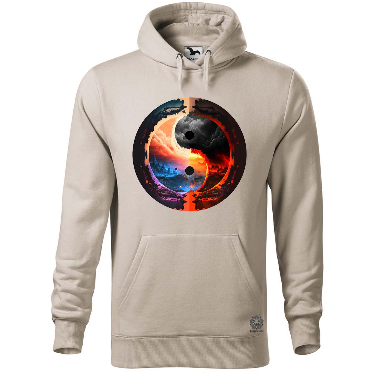 Pokol és menny Yin és Yang v1 egyedi  pulóver 