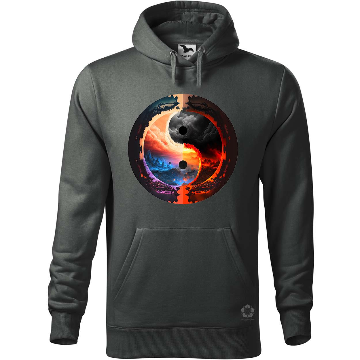 Pokol és menny Yin és Yang v1 egyedi  pulóver 