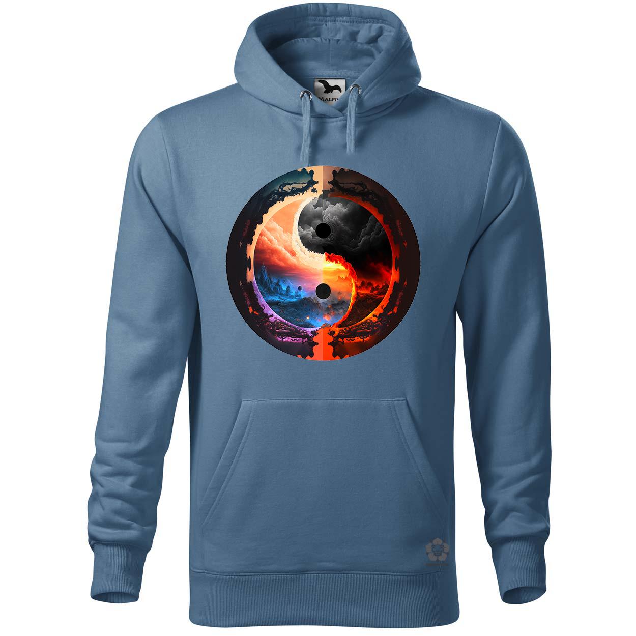 Pokol és menny Yin és Yang v1 egyedi  pulóver 