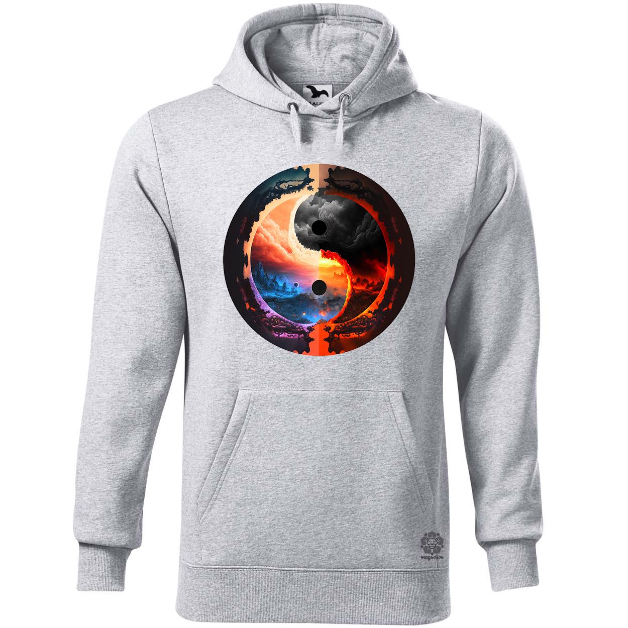 Pokol és menny Yin és Yang v1 egyedi  pulóver 