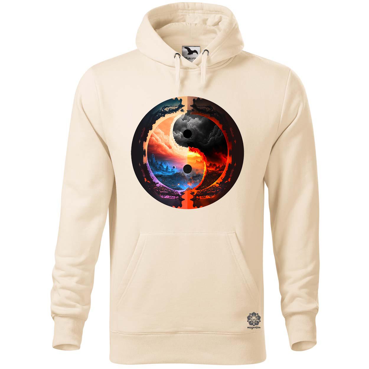 Pokol és menny Yin és Yang v1 egyedi  pulóver 