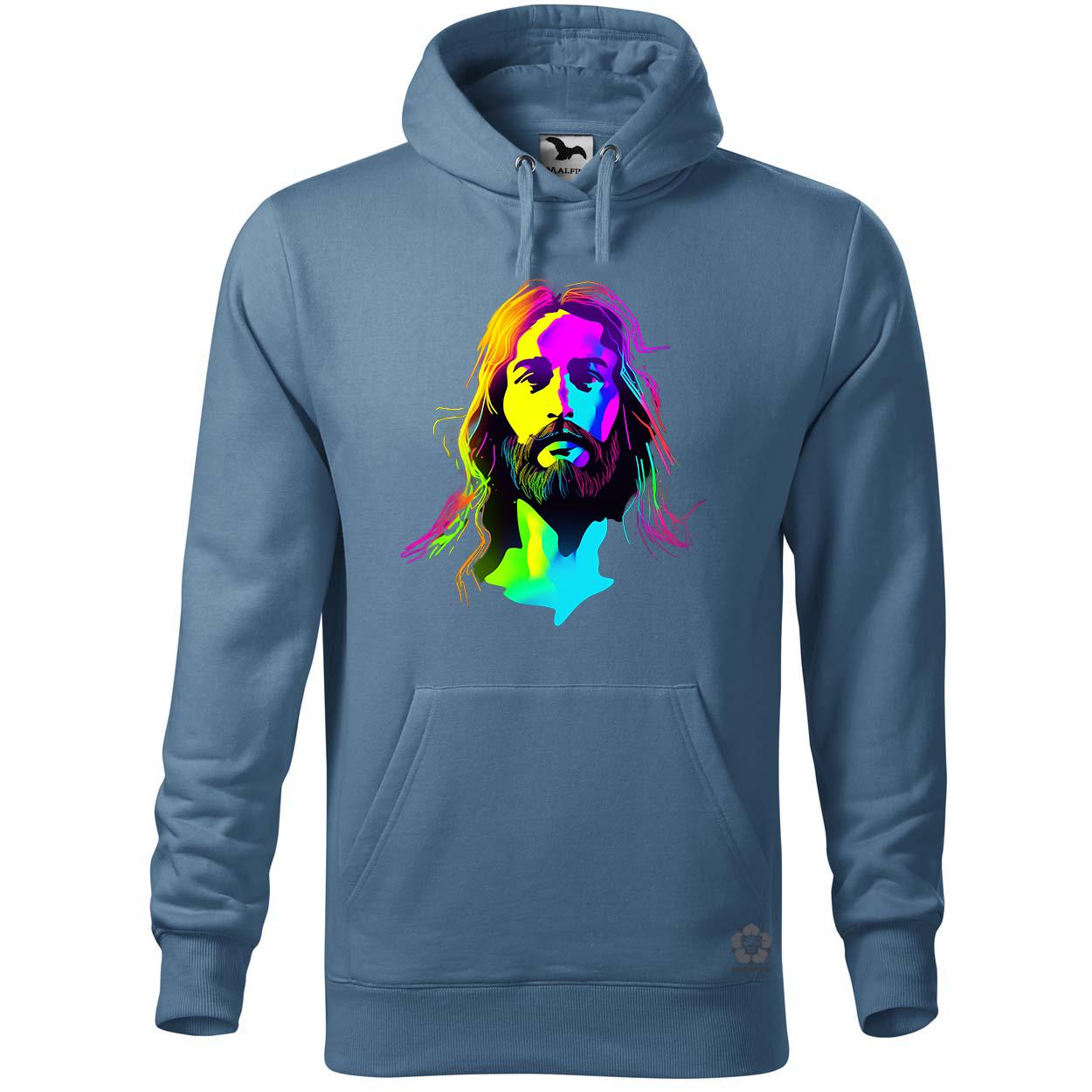 Retró neon Jézus v4 egyedi  pulóver 