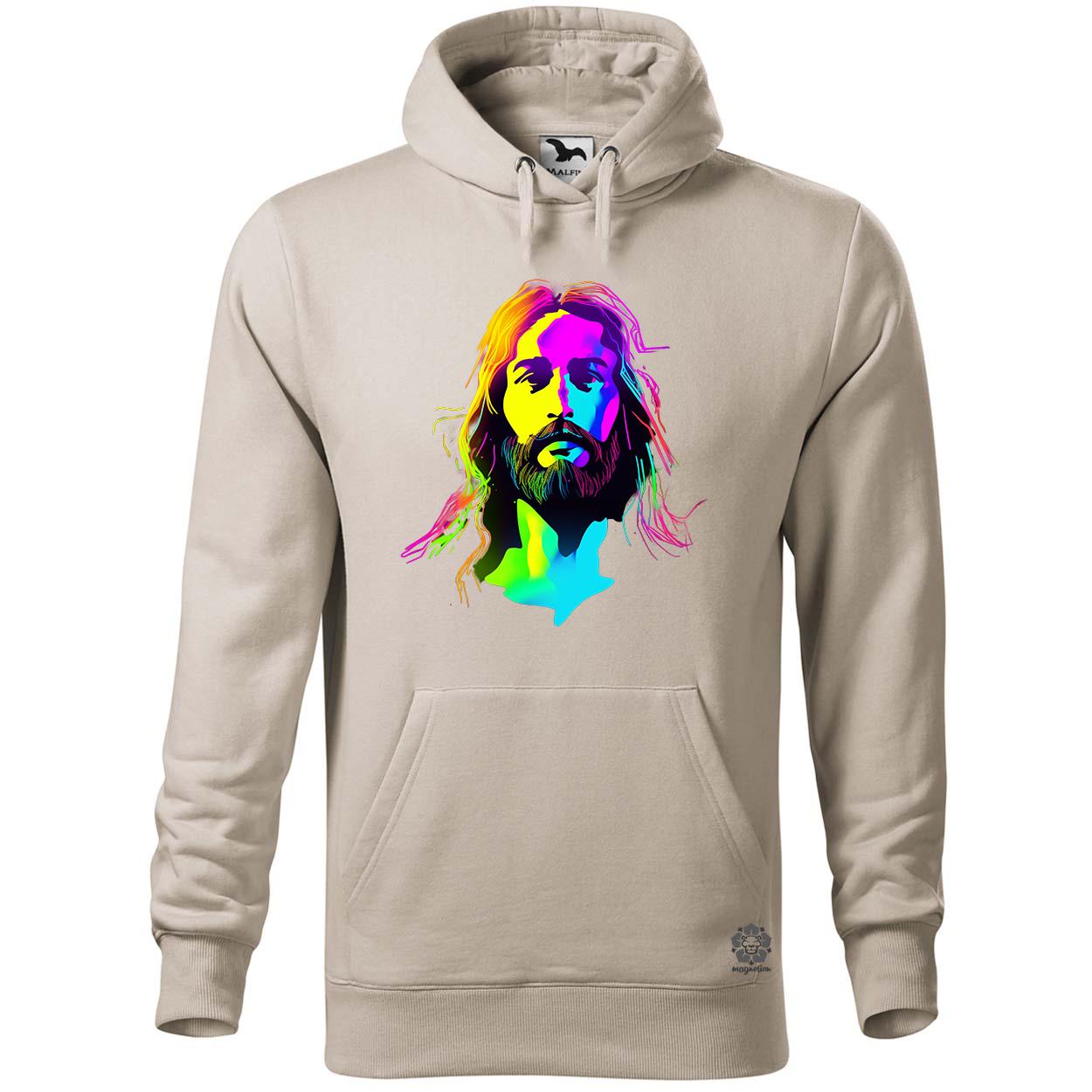Retró neon Jézus v4 egyedi  pulóver 