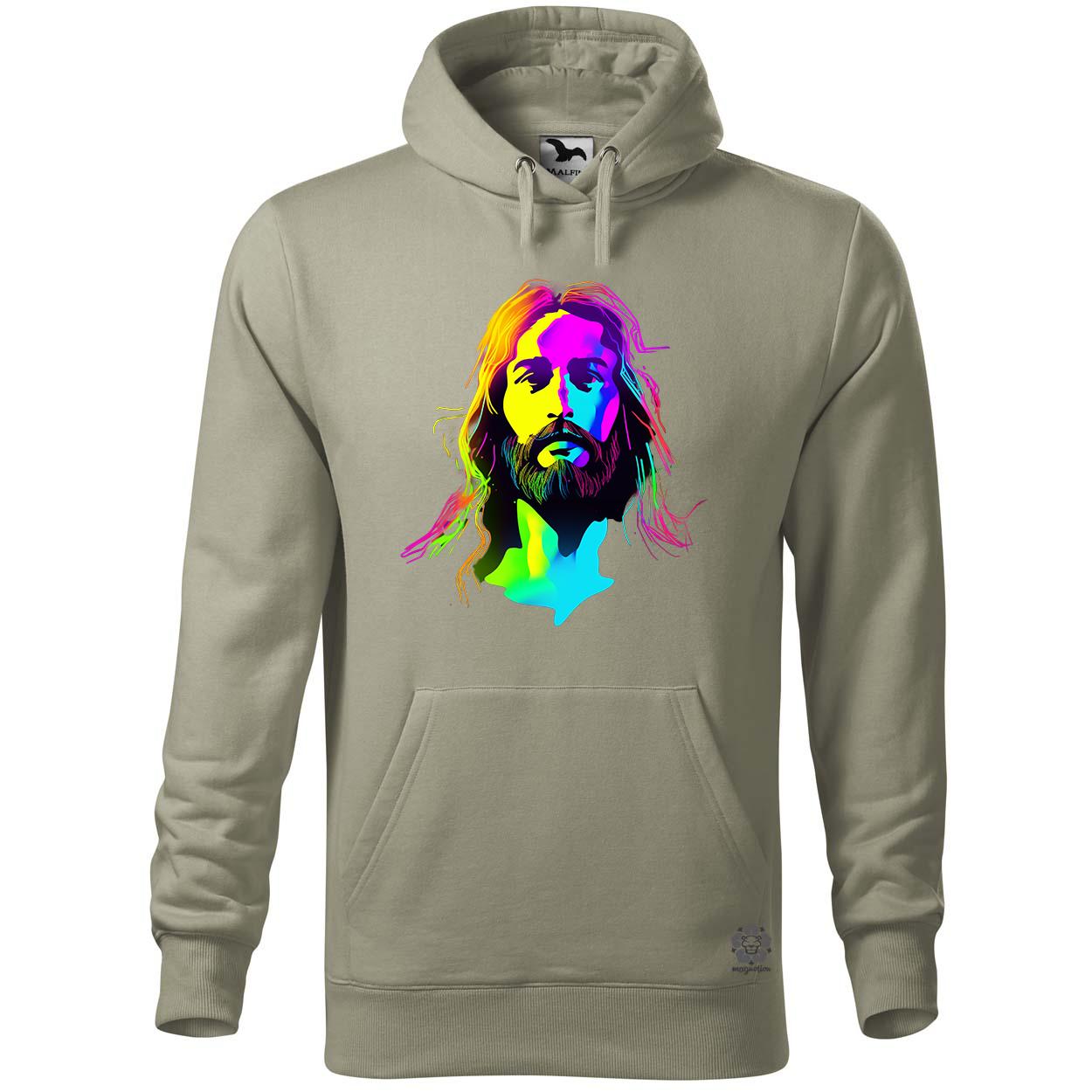 Retró neon Jézus v4 egyedi  pulóver 