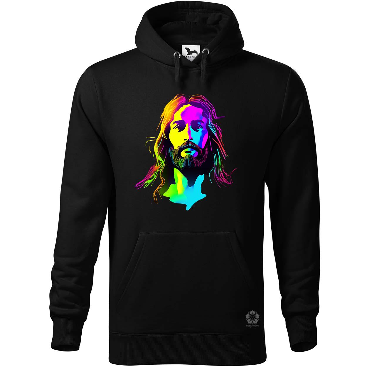 Retró neon Jézus v4 egyedi  pulóver 