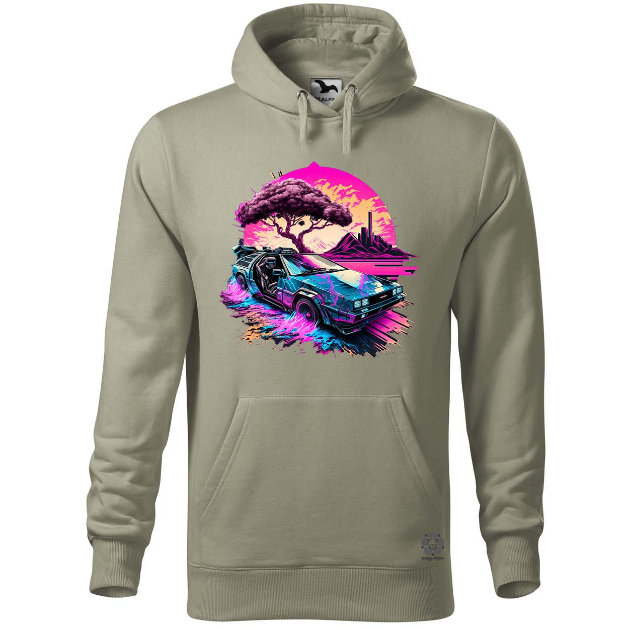 Retró hullám DeLorean DMC v1 egyedi  pulóver 