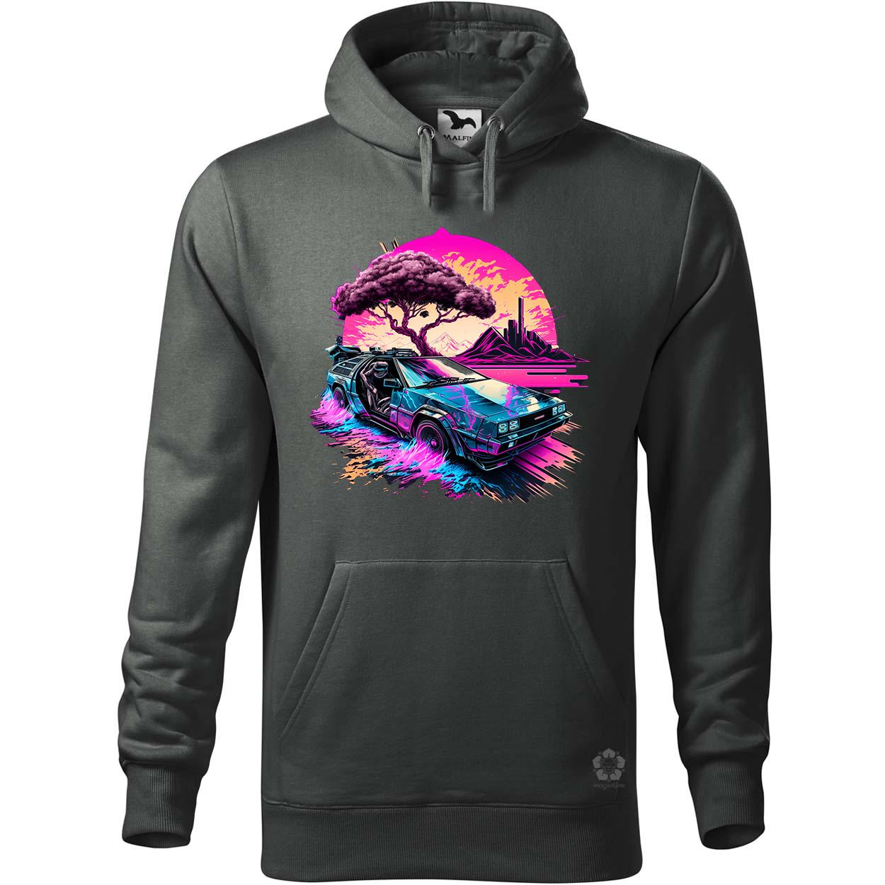 Retró hullám DeLorean DMC v1 egyedi  pulóver 