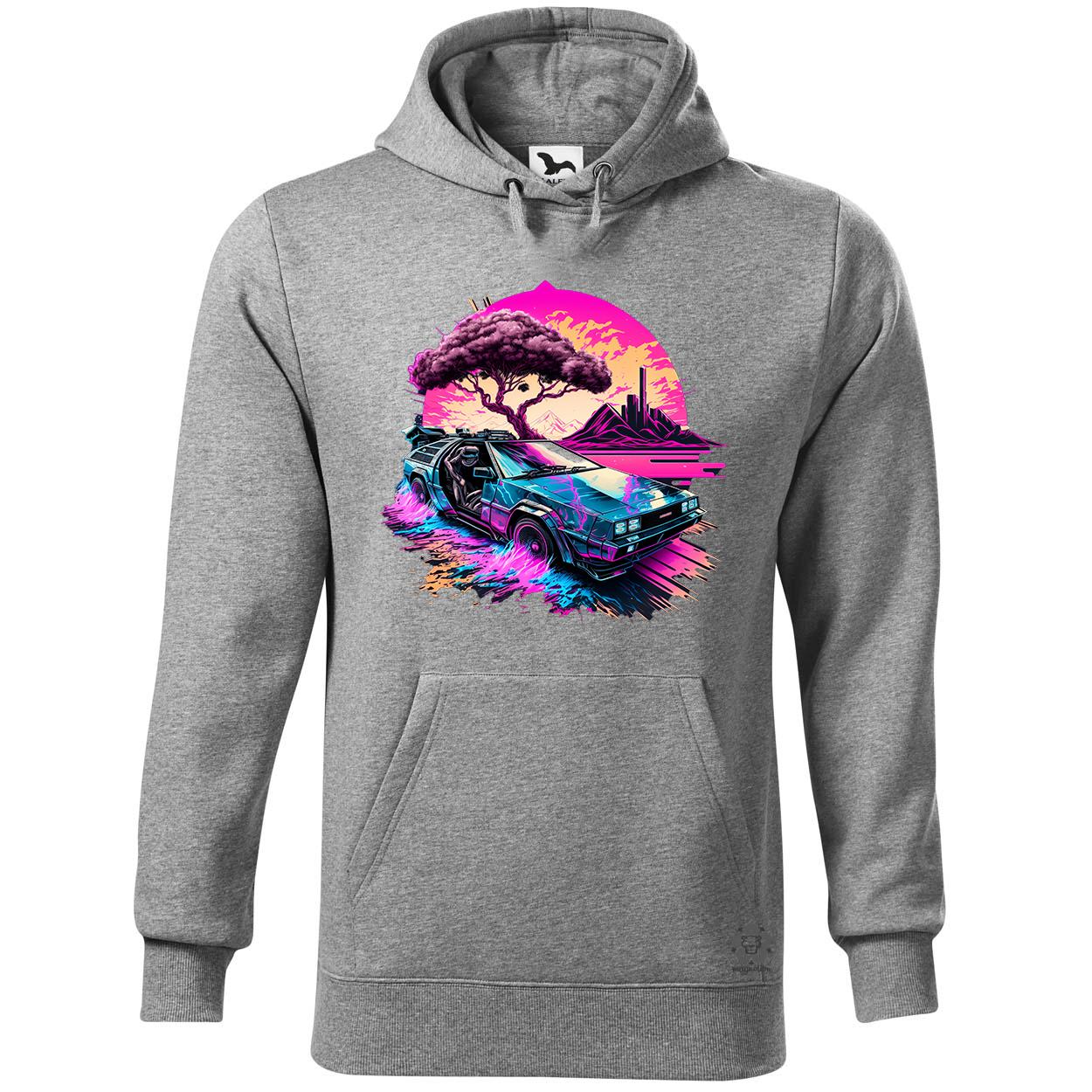 Retró hullám DeLorean DMC v1 egyedi  pulóver 