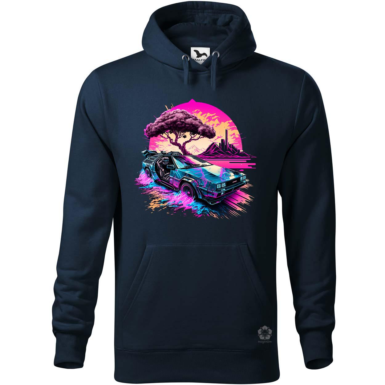Retró hullám DeLorean DMC v1 egyedi  pulóver 