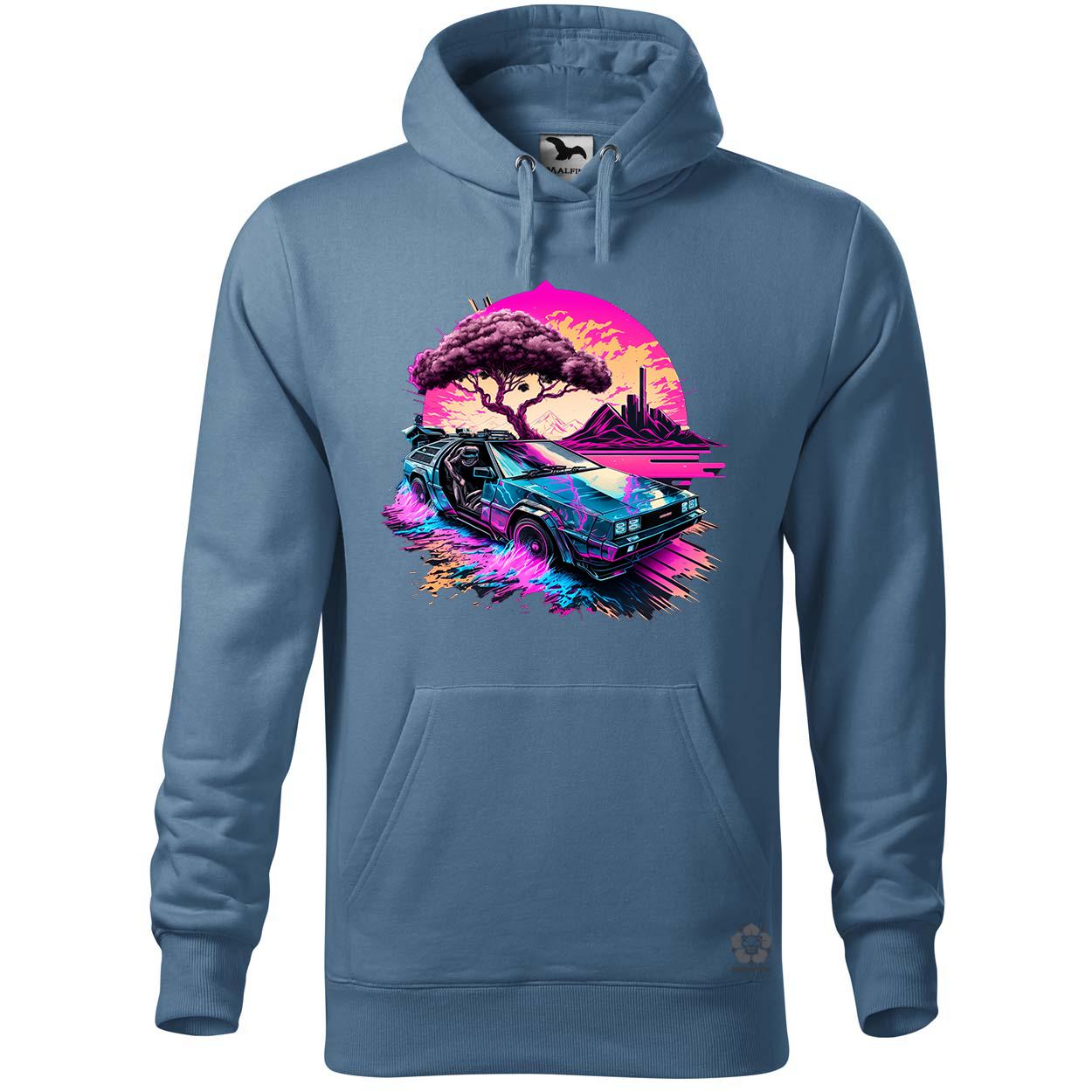 Retró hullám DeLorean DMC v1 egyedi  pulóver 