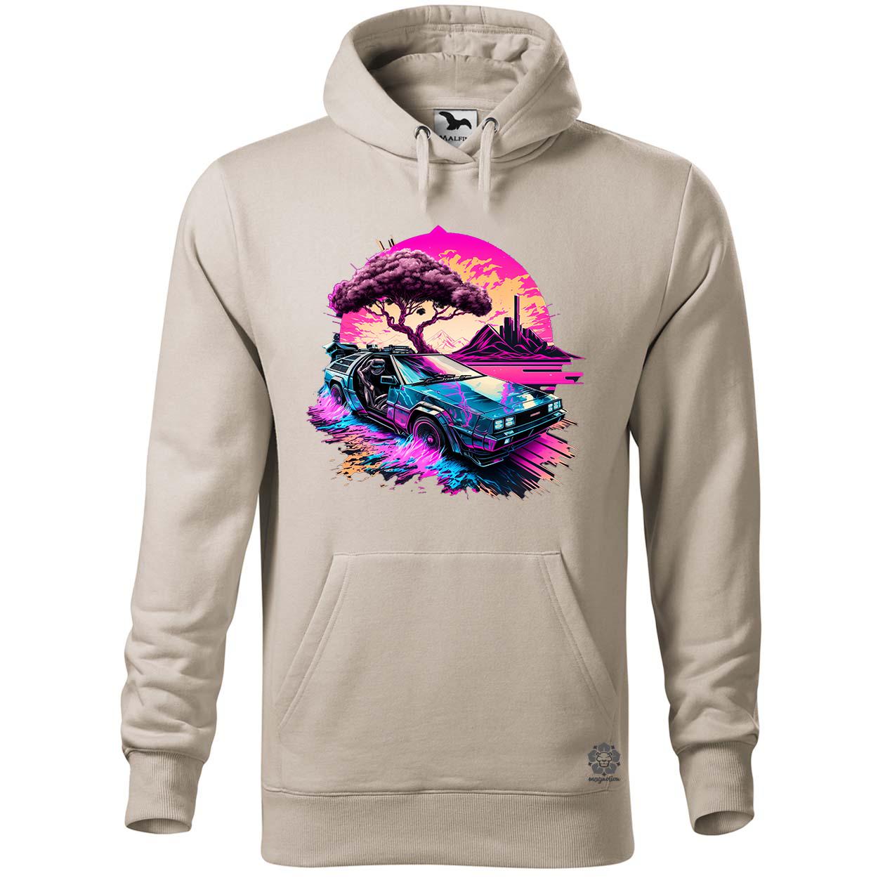 Retró hullám DeLorean DMC v1 egyedi  pulóver 