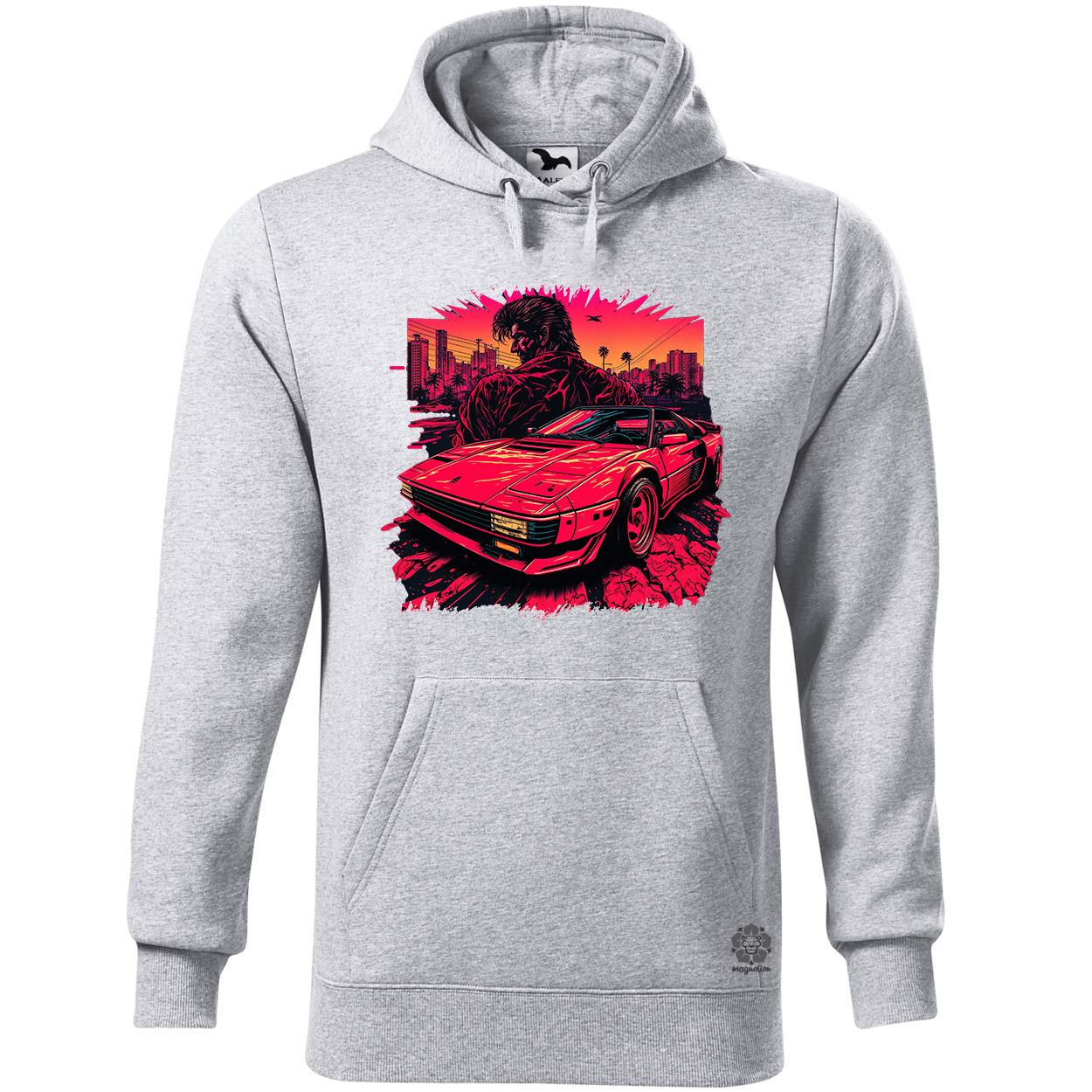 Retró hullám Ferrari Testarossa v1 egyedi  pulóver 