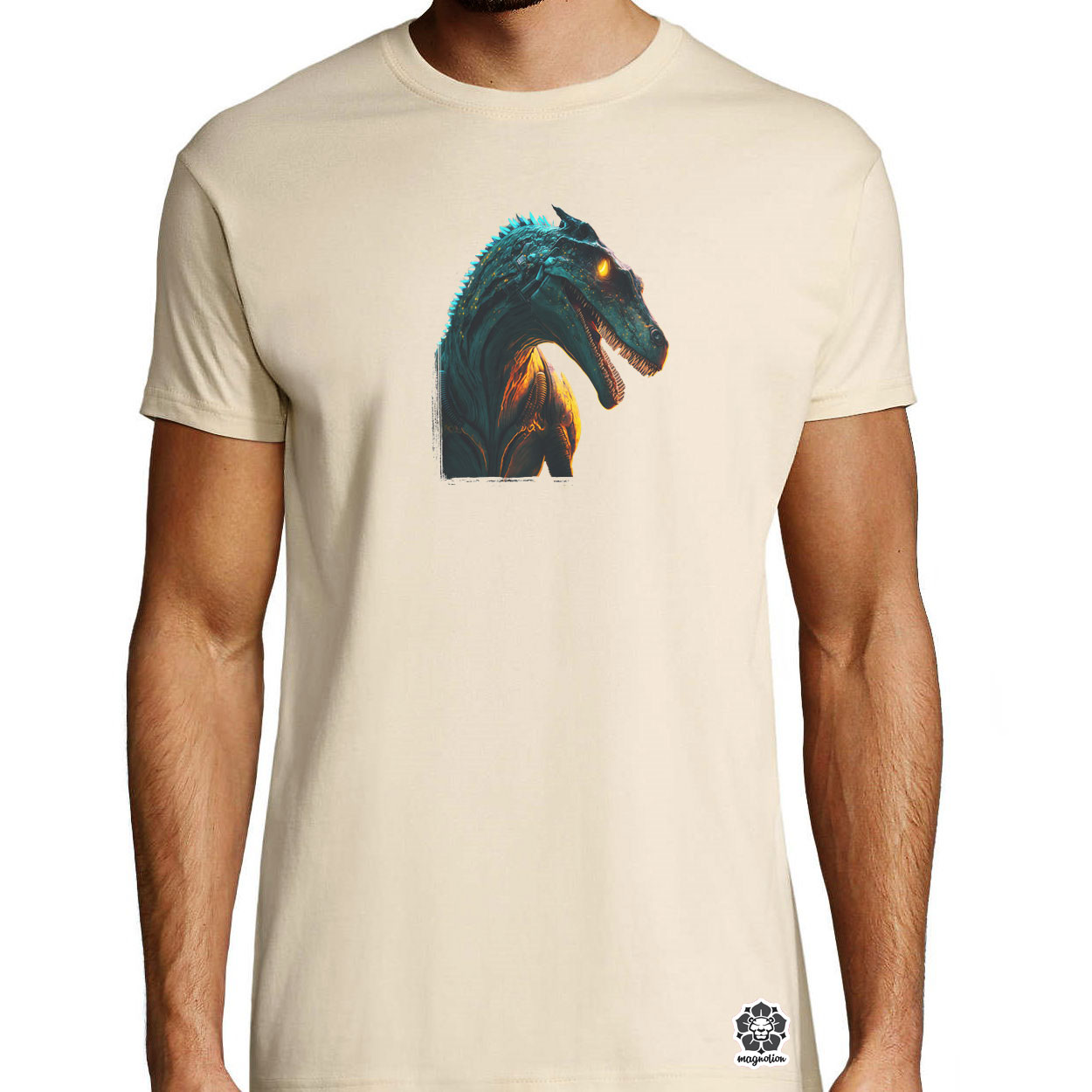 Kiborg T-rex egyedi póló 