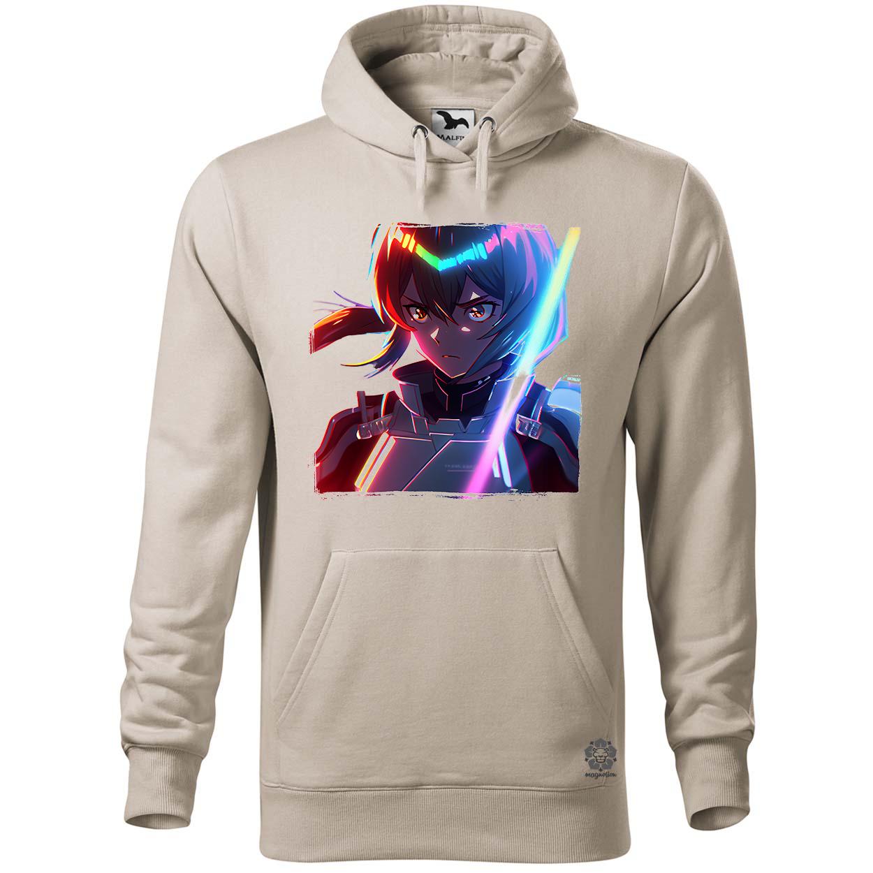 Szívárvány anime lány v2 egyedi  pulóver 