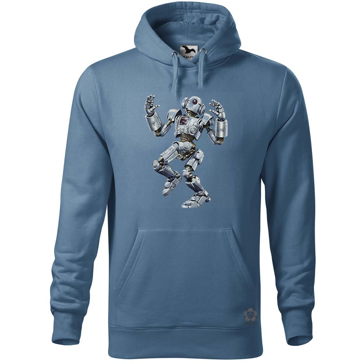 Táncoló boldog robot v1 egyedi  pulóver 