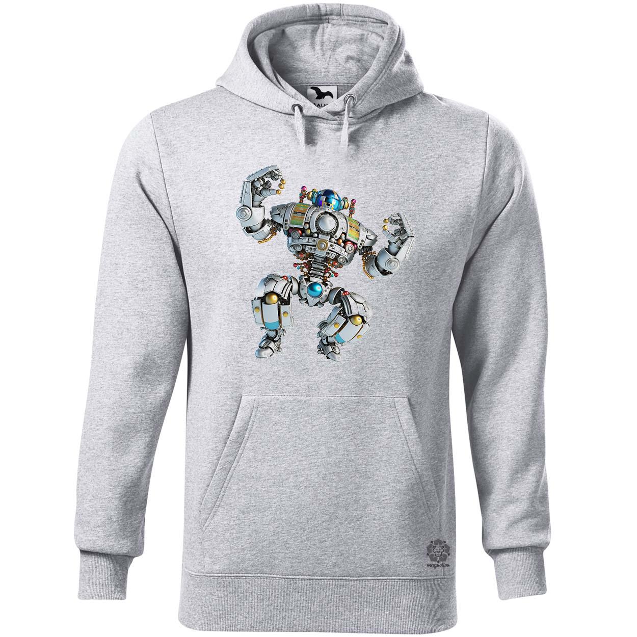 Táncoló boldog robot v3 egyedi  pulóver 