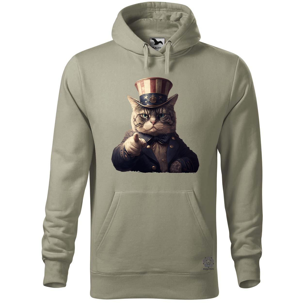 Uncle Sam macska egyedi  pulóver 