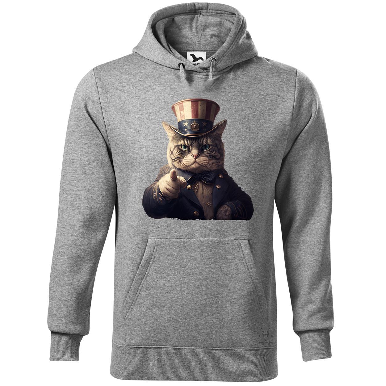 Uncle Sam macska egyedi  pulóver 